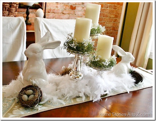 bunny tablescape