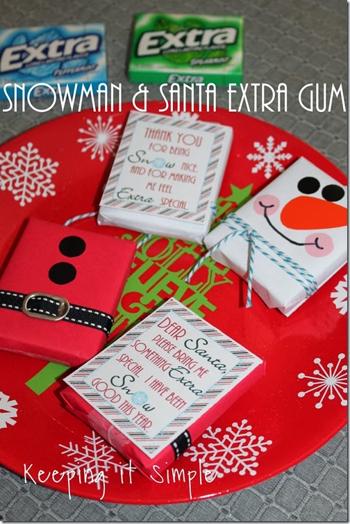 #shop Teacher and Santa gift #GiveExtraGum