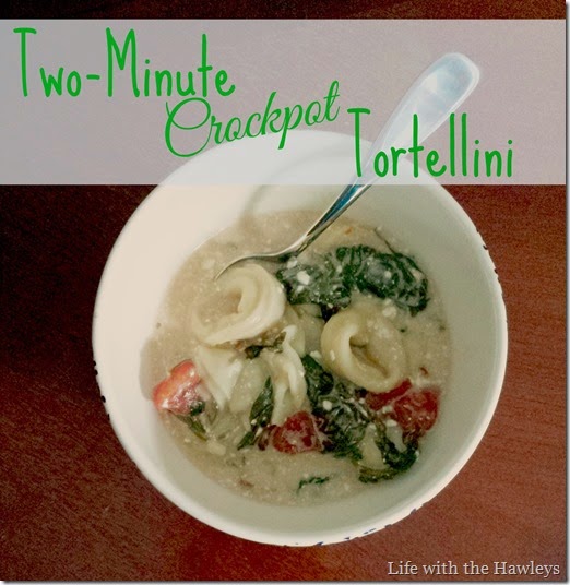 Two Minute Crockpot Trotellini