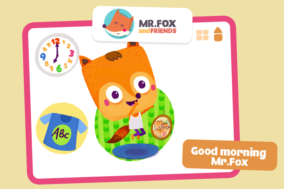 Android application Whats the time Mr.Fox? screenshort