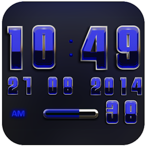 Digi Clock Widget Blue Saphir logo