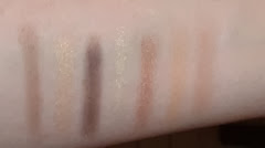 NYX Cosmetics Love In Paris  Madeleines and Macaroons swatches