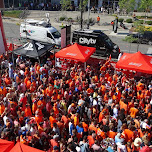 Dutch supporters at the Brazen Head in Toronto, Canada 