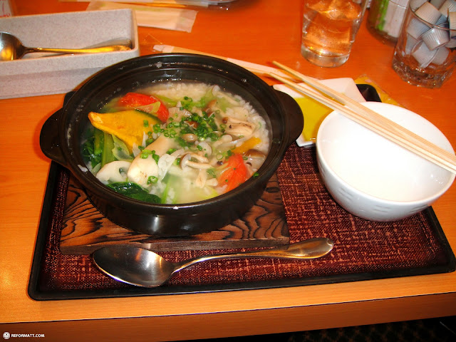 delicious soup after star fire at 7am in Ginza, Japan 