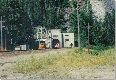 East Portal of the Cascade Tunnel at Berne, Washington in 2000
