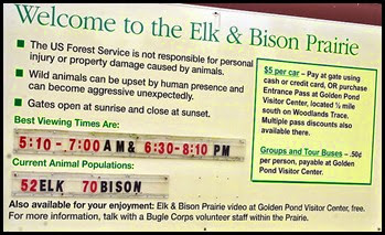 06 - Elk and Bison Prairie Sign