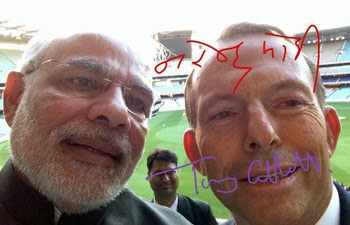 When Modi clicked selfie with his 'friend' Tony Abbott