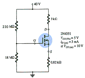 MCQs in DC Biasing – FETs Fig. 10 MCQs in DC Biasing – FETs Fig. 10