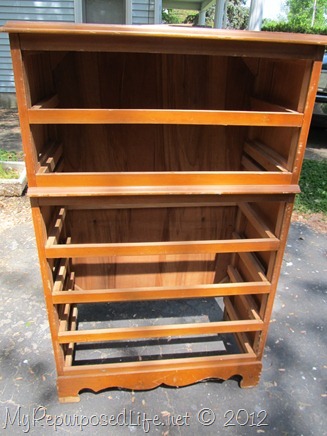 Chest of Drawers into Ent. Center (2)