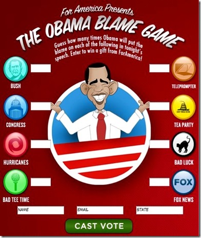 Obama Blame Game