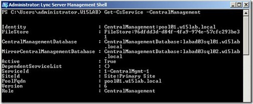 Lync 2013 - SQL M failover - get-csservice