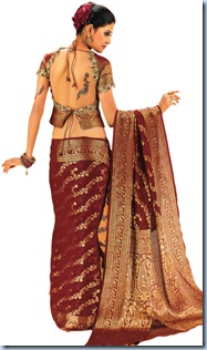 sari wearing Style 