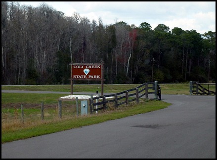 02 - Colt Creek State Park - Sign
