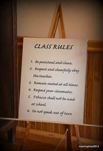 My new classroom rules!
