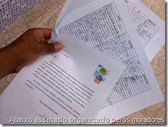 abaixo assinado