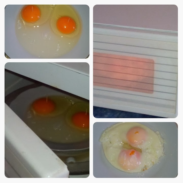 +как приготовить яичницу +в микроволновке