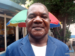 Valentin Mitendo, député national et président du centre congolais de l'institut international du théatre, 21 janvier 2011 à Kinshasa.