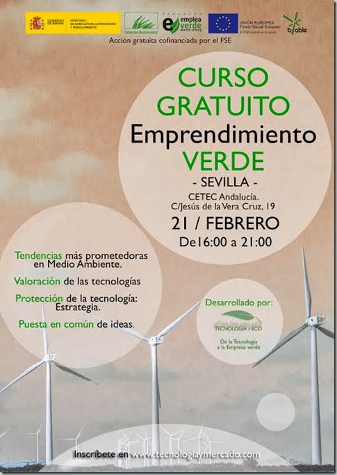 Curso Gratuito Emprendimiento Verde-Sevilla
