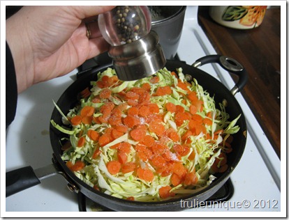 cabbage, fried salad