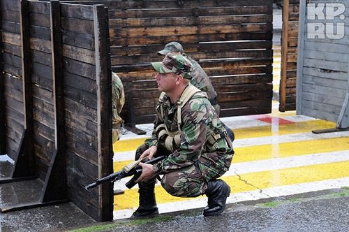 Фотографии с показательных выступлений СОБР и ОМОН в Волгограде