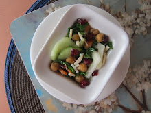 Cucumber Bok Choy Salad with Chick Peas