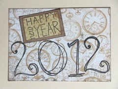 2012 Happy New Year card