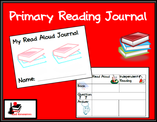Resources to keep students reading books they enjoy while keeping them accountable for their learning.  Resources from Raki's Rad Resources - primary reading journal