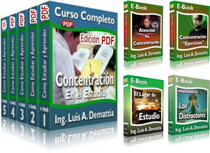 CONCENTRACIÓN EN EL ESTUDIO, Ing. Luis Demattia [ Curso ] – Desarrollar una óptima concentración y evitar distracciones en el momento de estudio