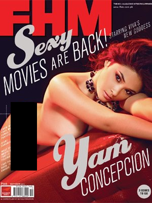 Yam Concepcion covers FHM Ph Oct 2012