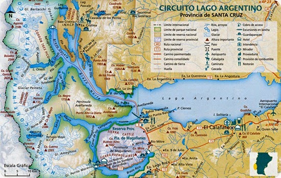 circuito lago argentino
