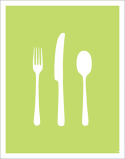 cutlery print