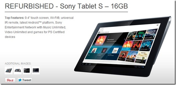 sony tablet s