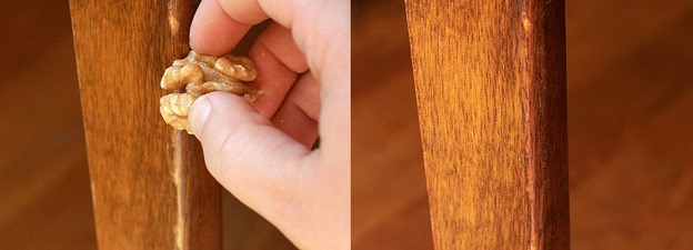 removing scrapes from furniture
