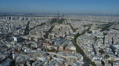 Obiective turistice Paris: Capitala Frantei vazuta din Turnul Montparnasse