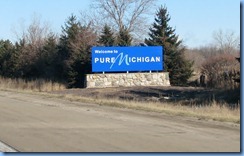 7552 Michigan - I-75 - Welcome sign