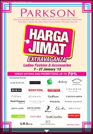 Parkson Harga Jimat Extravaganza Jan 2013 - Parkson Malaysia Branded Shopping Save Money EverydayOnSales