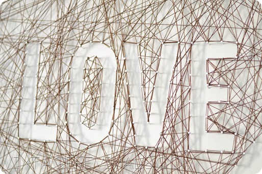 Outlined Letters String Art