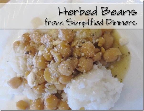 Simplified Dinners Herbed Beans