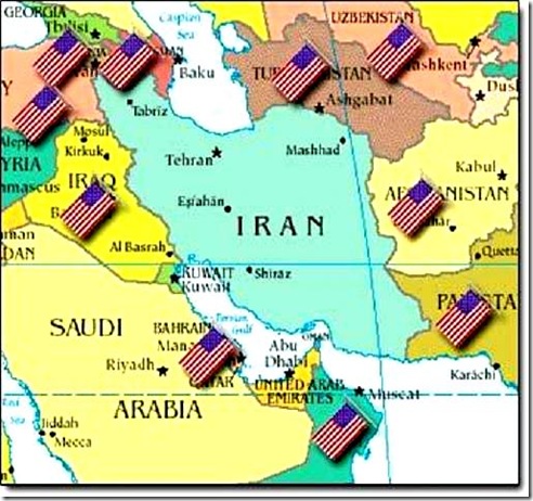U.S. Military surrounding Iran