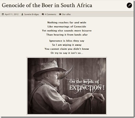 Boer extinct