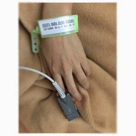 Jolina Magdangal - hospital tag