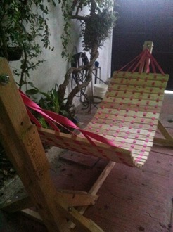 Area de Muebles: Reciclan y Reutilizan la madera en D Tarima