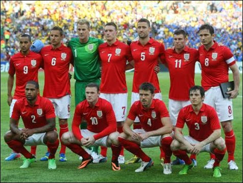 Selección de Fútbol de Inglaterra para el Mundial Brasil 2014