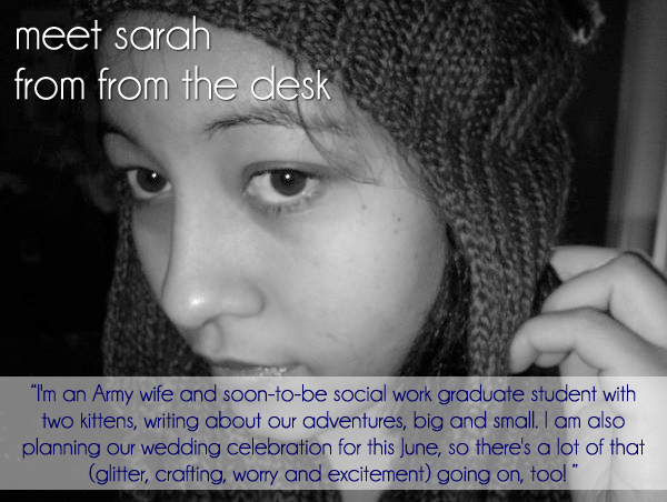 Sarah From the Desk