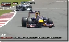 Il momento in cui Vettel si ritira dal gran premio di Gran Bretagna 2013