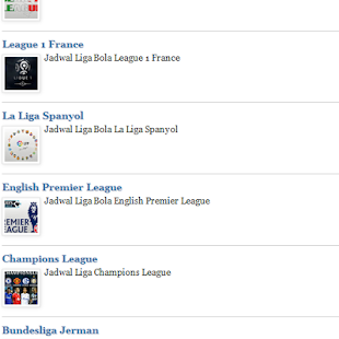 Jadwal TV Liga Bola Lengkap Screenshots 5