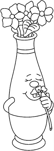 DIBUJOS DE JARRONES PARA COLOREAR