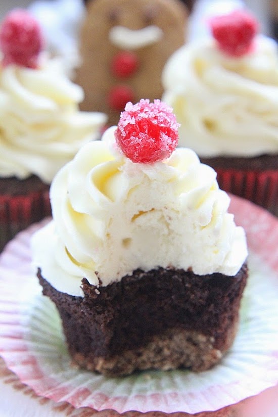 Chocolate Gingerbread Cupcakes with White Chocolate Buttercream from -- @LifeMadeSweeter @BobsRedMill #sponsored.jpg