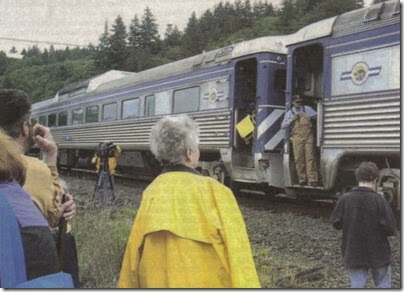 Lewis & Clark Explorer Train in Clatskanie, Oregon on May 21, 2005