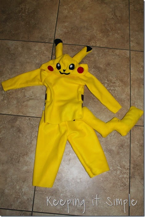 DIY Pokemon Pikachu Costume (1)